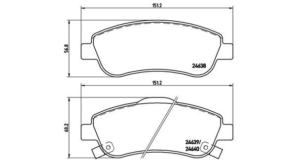 MAGNETI MARELLI Комплект тормозных колодок, дисковый тормоз 363700428045